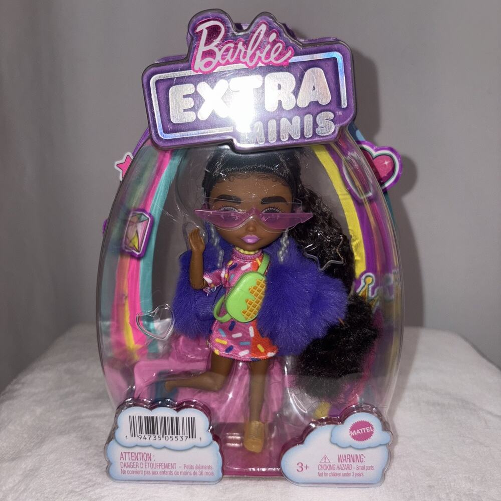 BARBIE Extra Minis Doll Fashion Play Action Figure Guitar New In Box